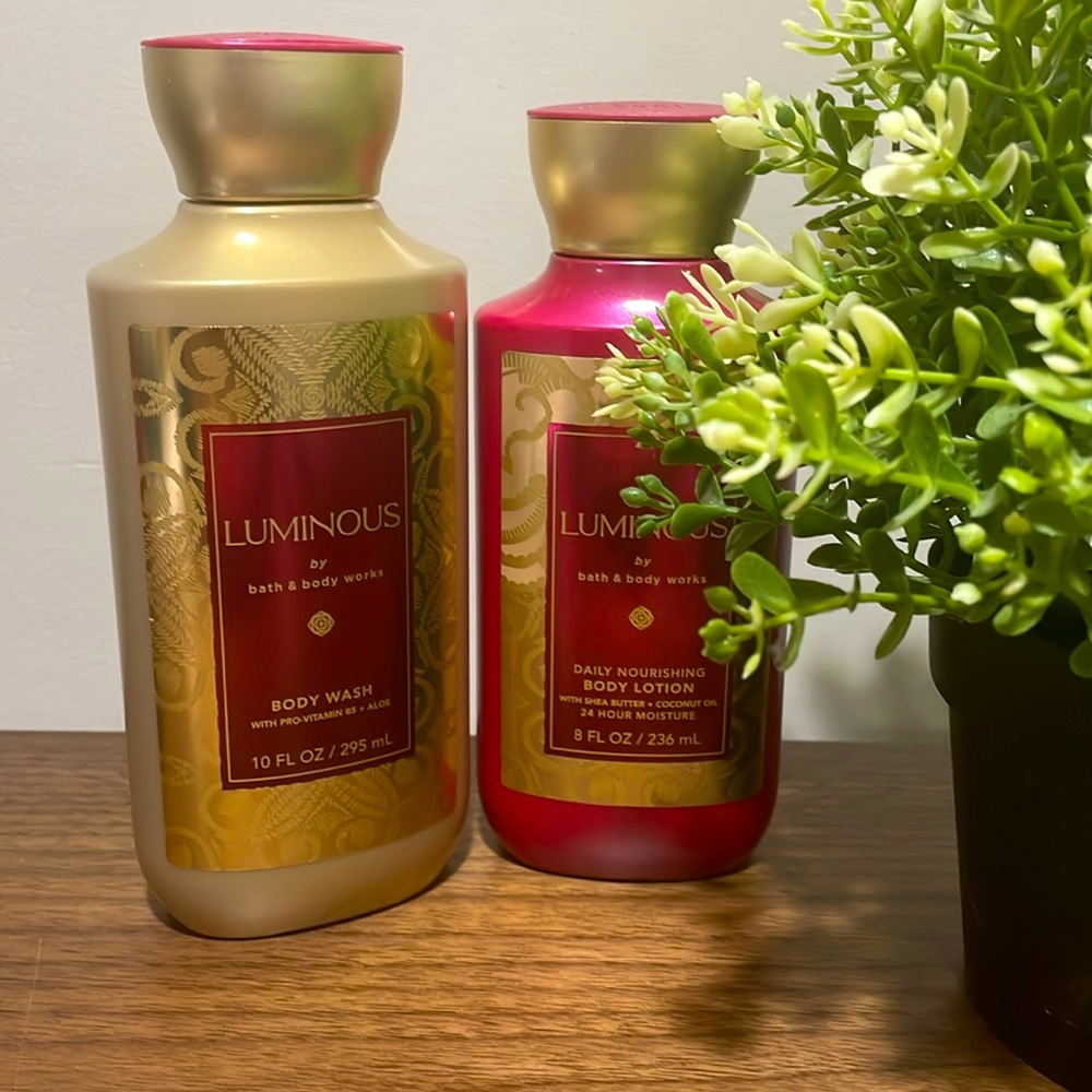 Luminous Body Wash and Daily Nourishing Body Lotion